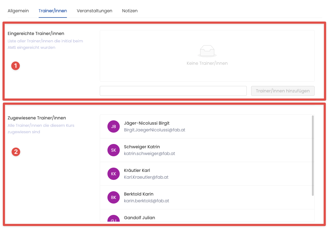 Trainer/innen